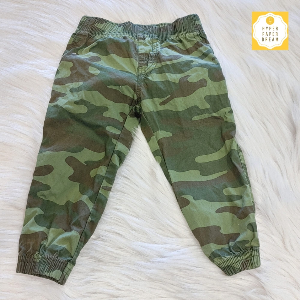 🟡4x$20 - Carter's Camo Joggers